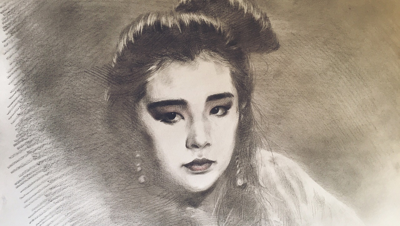 聂小倩|纯艺术|绘画|靑玉案_原创作品-站酷zcool