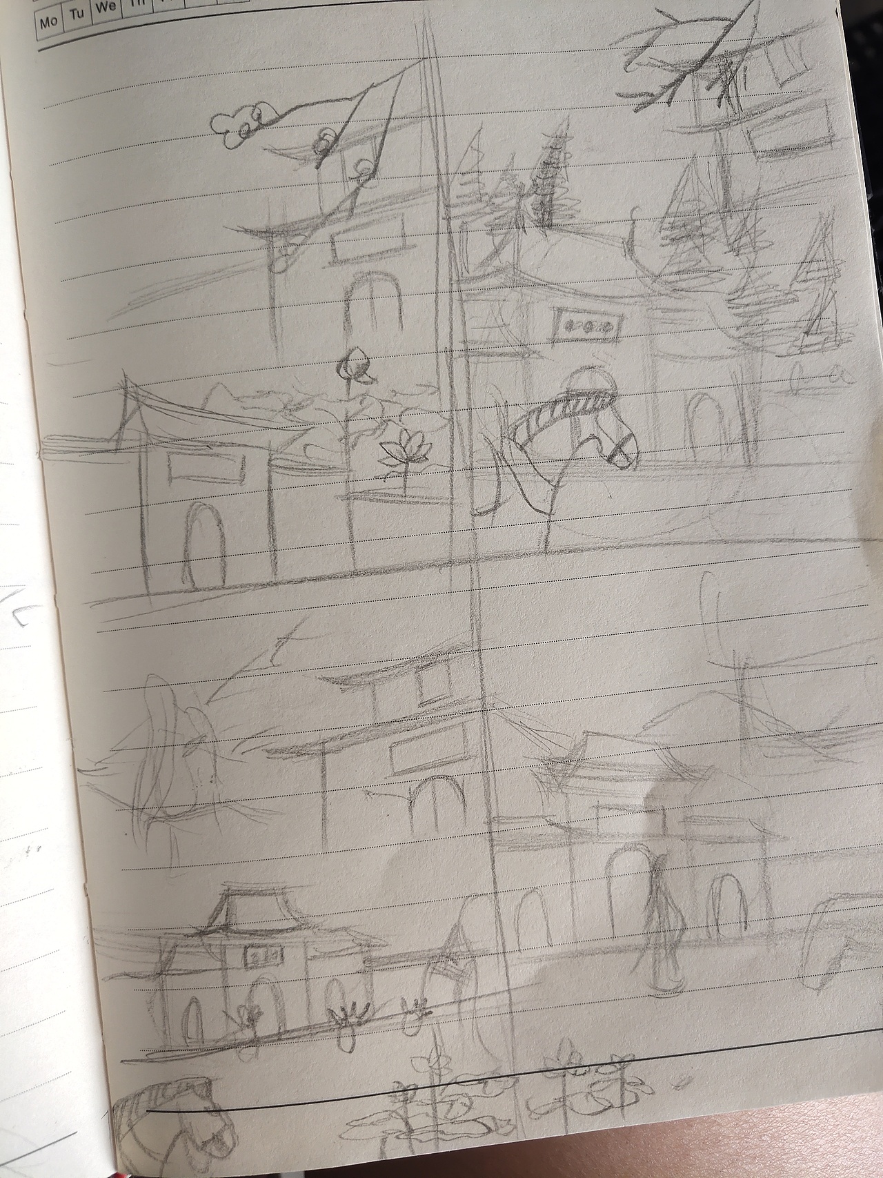 洛阳八大景——2马寺钟声（图ZMjI5OTU5MzA4） - 绘画 - 站酷设计师画洛阳原创素材 - 站酷ZCOOL