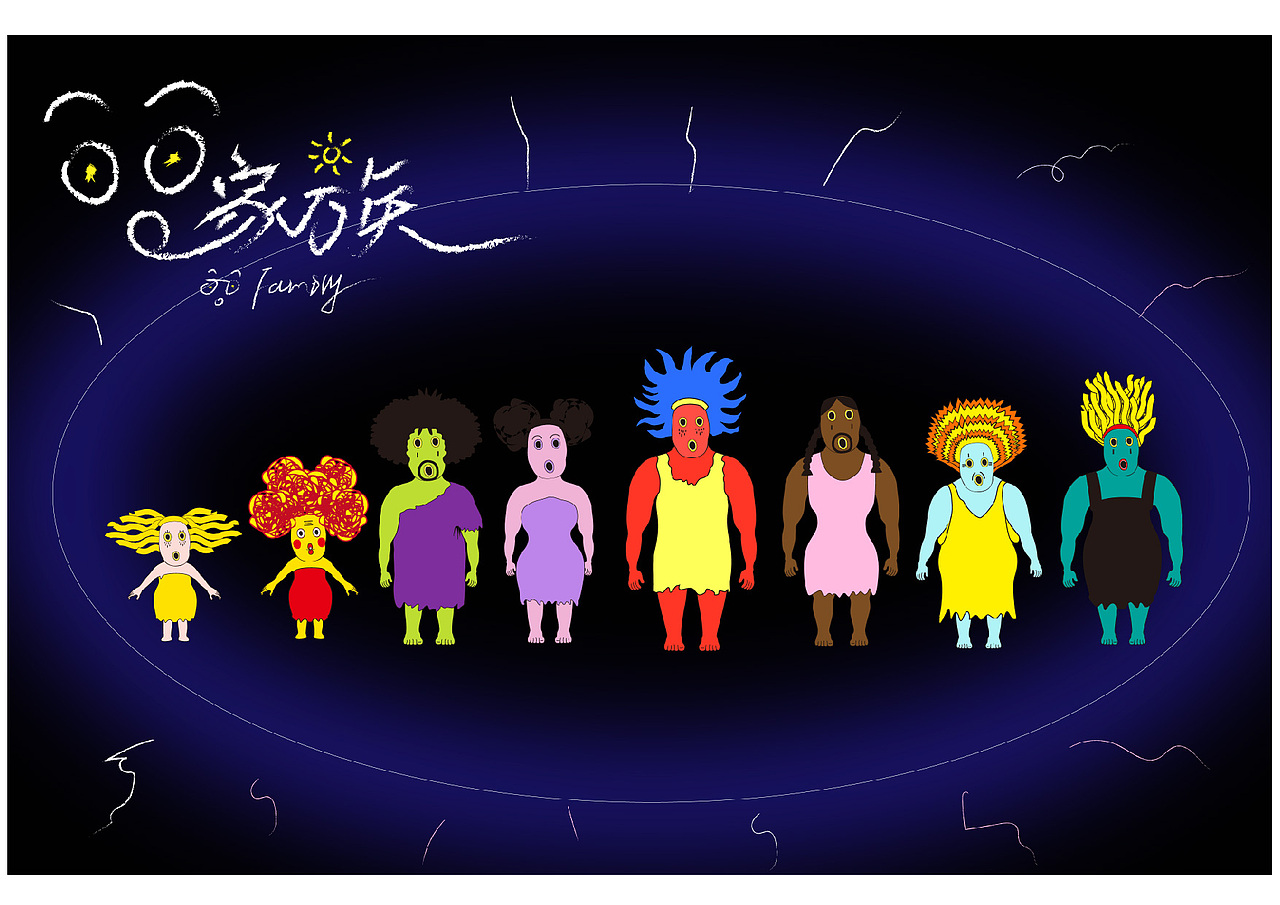 基于波普风格的IP形象设计（图ZMjU4MzU4NzU2） - IP形象 - 站酷设计师碟嬷嬷原创素材 - 站酷ZCOOL