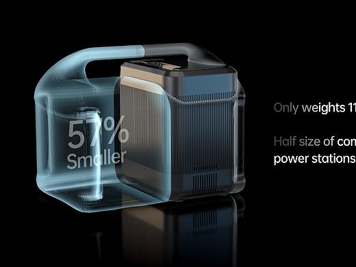 移动户外电源三维动画