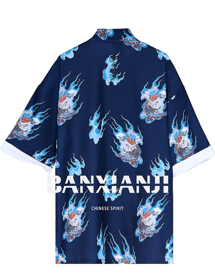 鸣鸿 x 半闲集《火神雷神》联名服装集