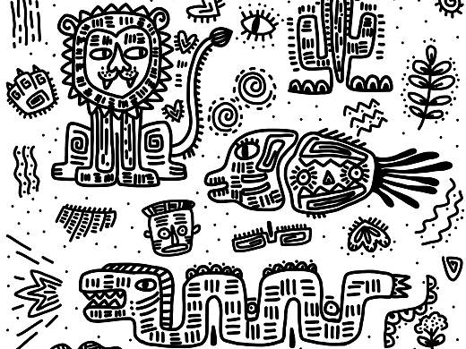 涂鸦（个人主页-ZMzg5NDQxMTI=） - 新锐潮流插画 - 站酷设计师此糸c原创素材 - 站酷ZCOOL