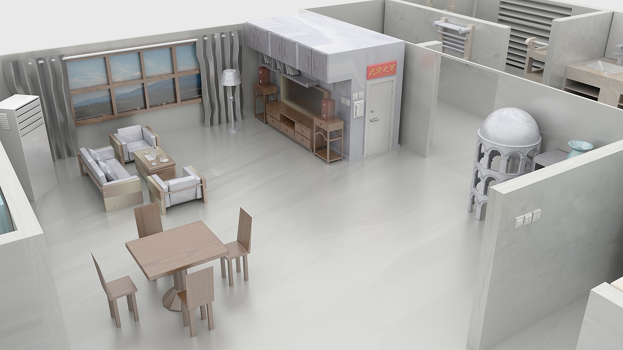 简约户型设计（图ZMjUyNTkwODU2） - 建筑/空间 - 站酷设计师XueJcOnG原创素材 - 站酷ZCOOL