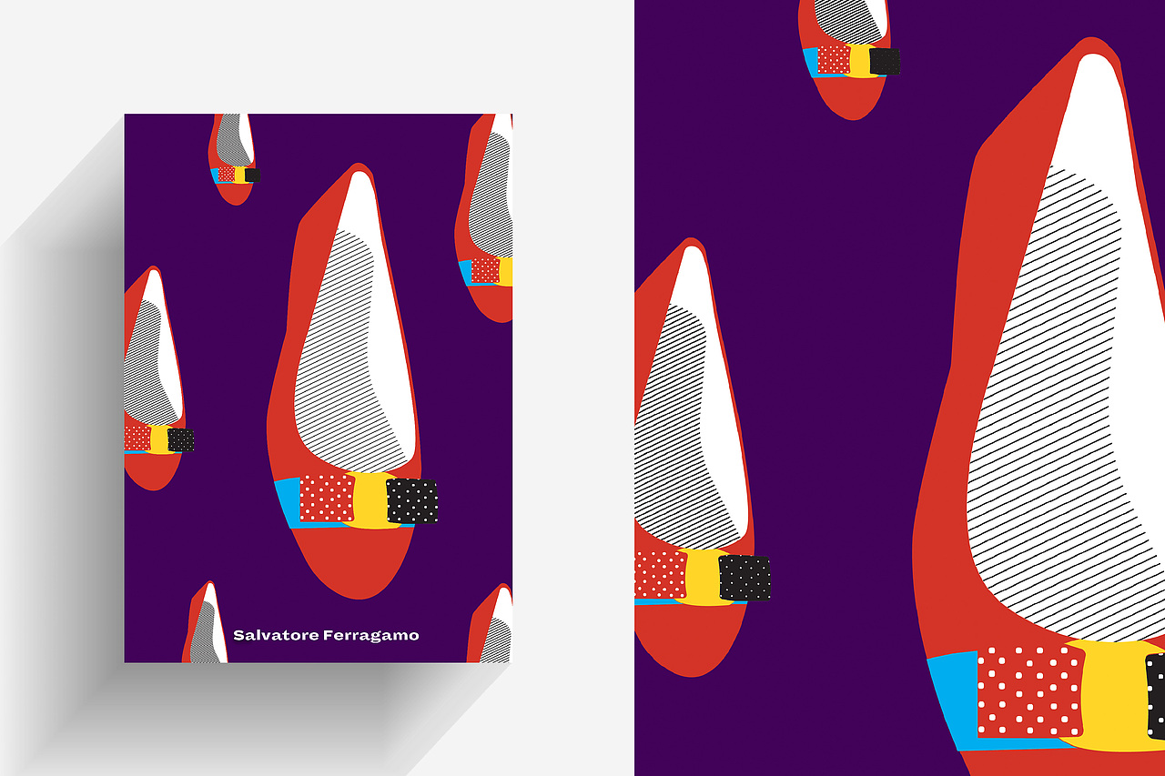 8 Iconic Shoes Reimagined as Through Illustration(图ZMTEyOTY5MzAw) - 海报 - 站酷设计师苏大舟原创素材 - 站酷ZCOOL