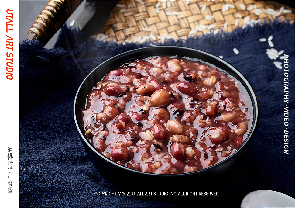 美食摄影 | 早餐店包子、粥