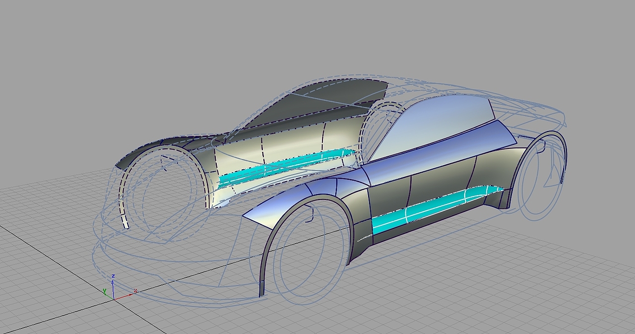 Porsche-Mission-E纯效果图Alias建模教程（图ZOTM3OTYwODQ=） - 机械/交通 - 站酷设计师Adleyou原创素材 - 站酷ZCOOL