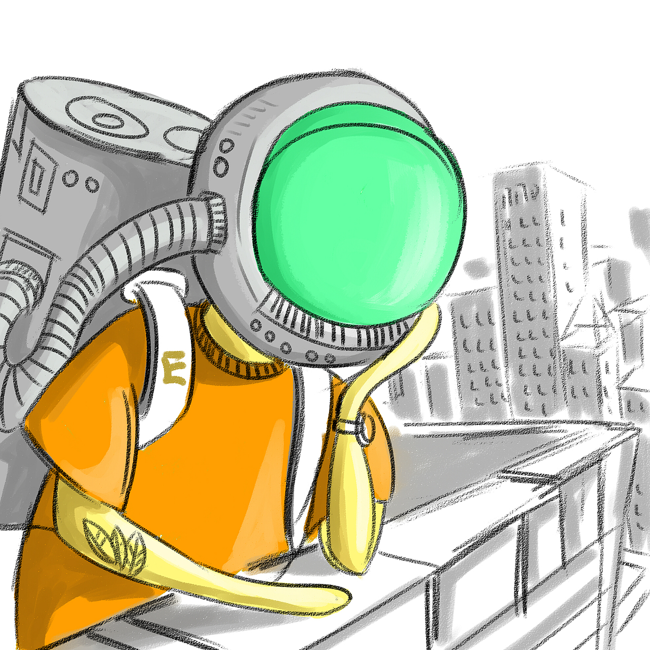 宇航员系列（图ZOTAxMDM3ODA=） - 创作习作 - 站酷设计师leaf在哪里原创素材 - 站酷ZCOOL