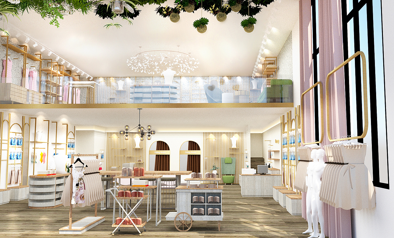 内衣店空间设计