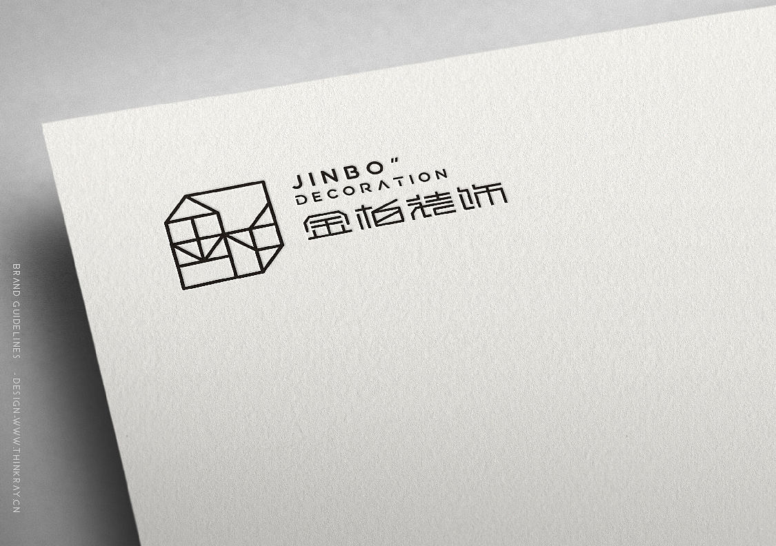 THINKRAY新锐案例 | 金柏装饰工程(图ZMTE3NTc0MTA0) - Logo - 站酷设计师新锐品牌设计机构原创素材 - 站酷ZCOOL