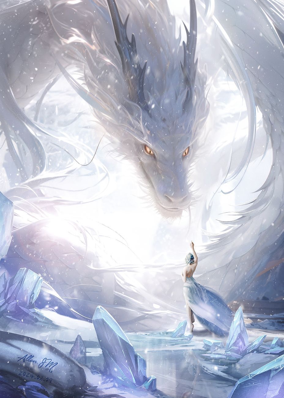 龙与公主（图ZMzYxNjg0MzQ4） - 绘画 - 站酷设计师星染夜空原创素材 - 站酷ZCOOL