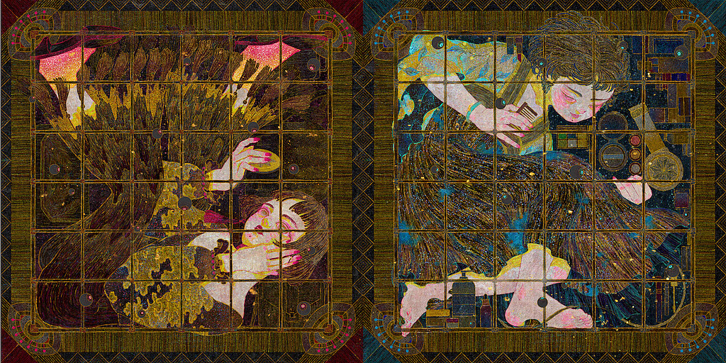 方寸之间（图ZMTYwNTg1MzU2） - 商业插画 - 站酷设计师释开达原创素材 - 站酷ZCOOL