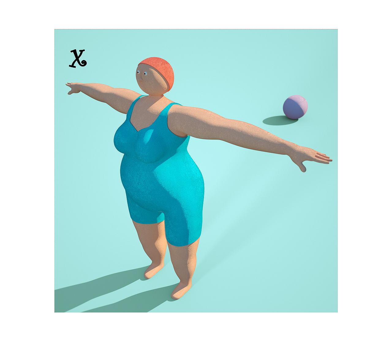 胖胖女孩26字母（图ZMTkxNzY5OTI0） - 人物/生物 - 站酷设计师mj喵喵喵原创素材 - 站酷ZCOOL