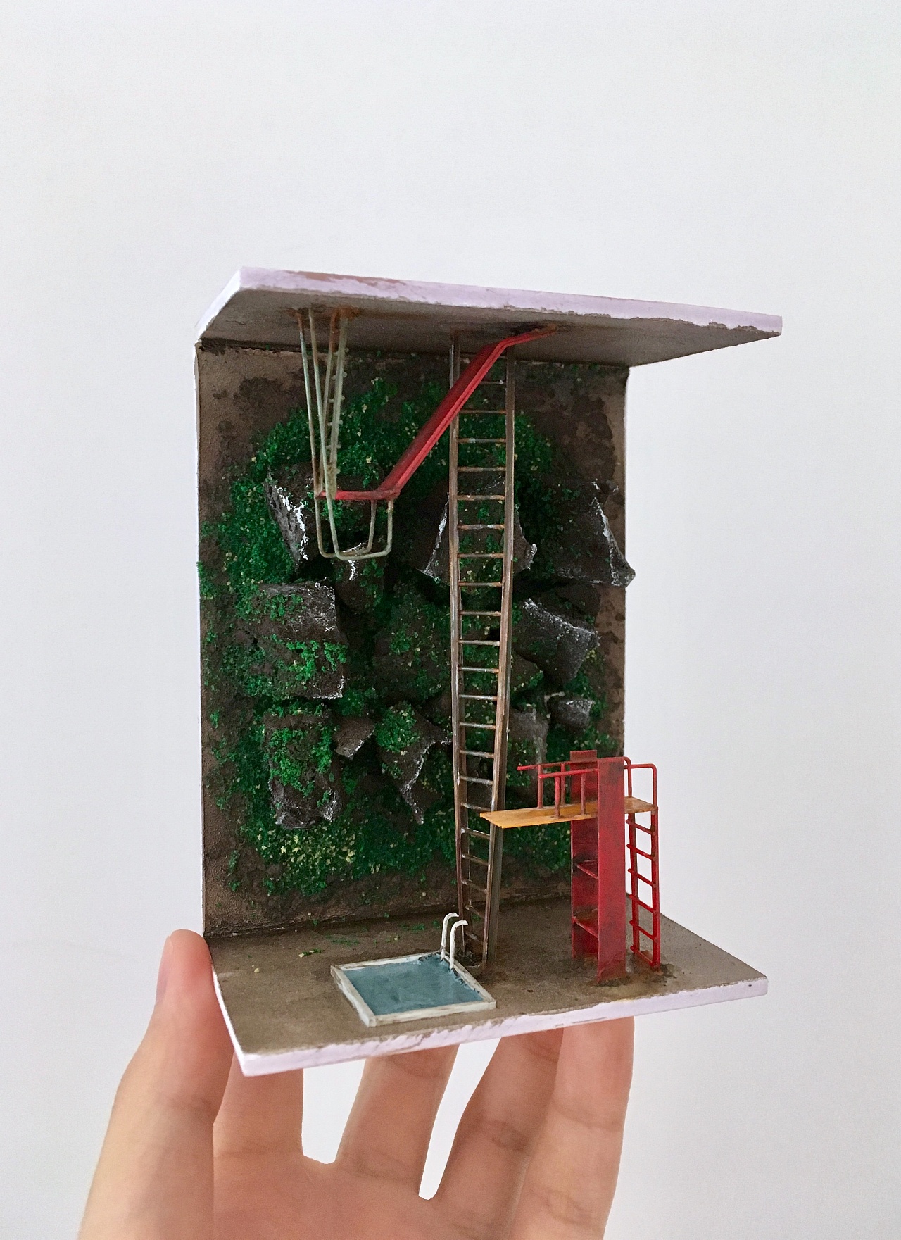 微缩场景模型《似梦非梦的梦》|手工艺|手办/模玩|灭敌灵 - 原创作品