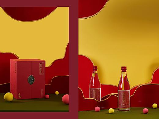李渡/曲水流觞/酒类产品新年海报摄影 