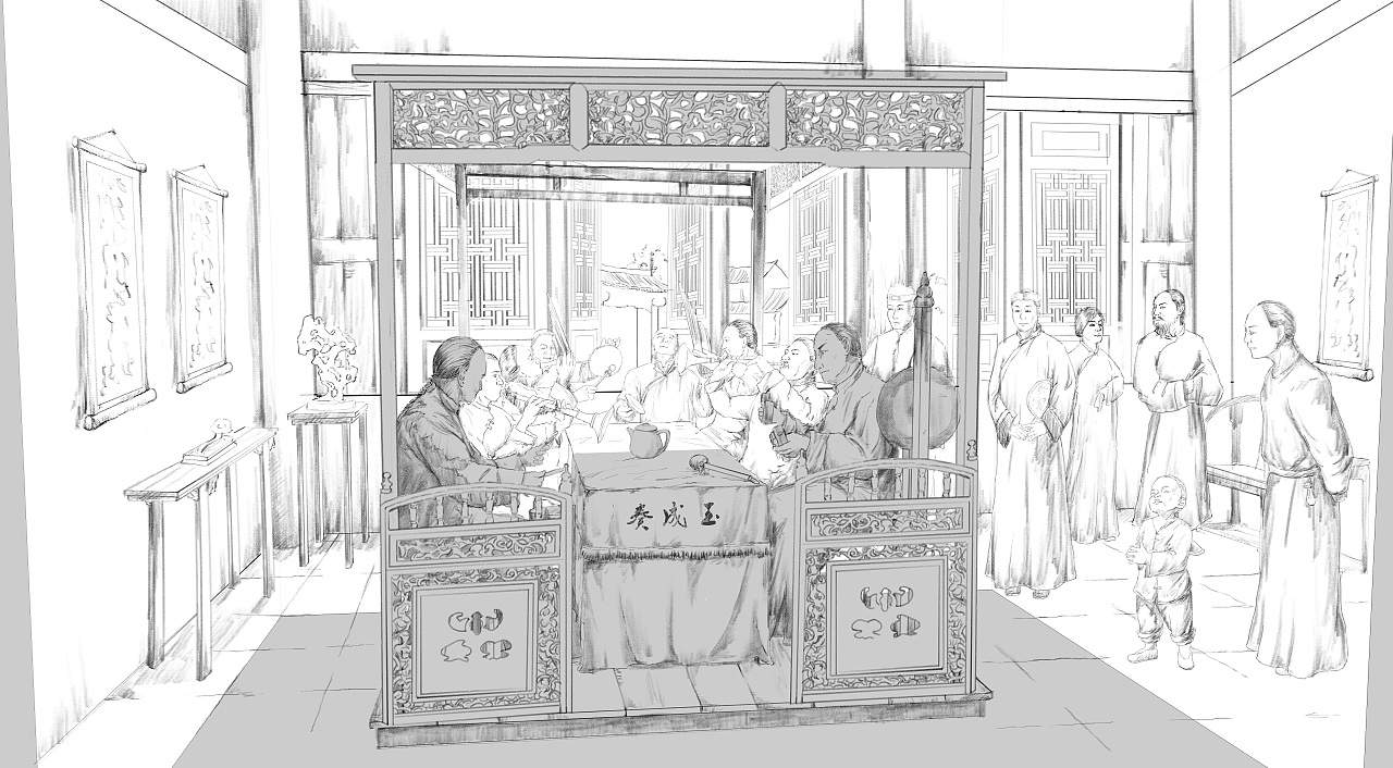 艺术场景-玉成奏场景复原设计