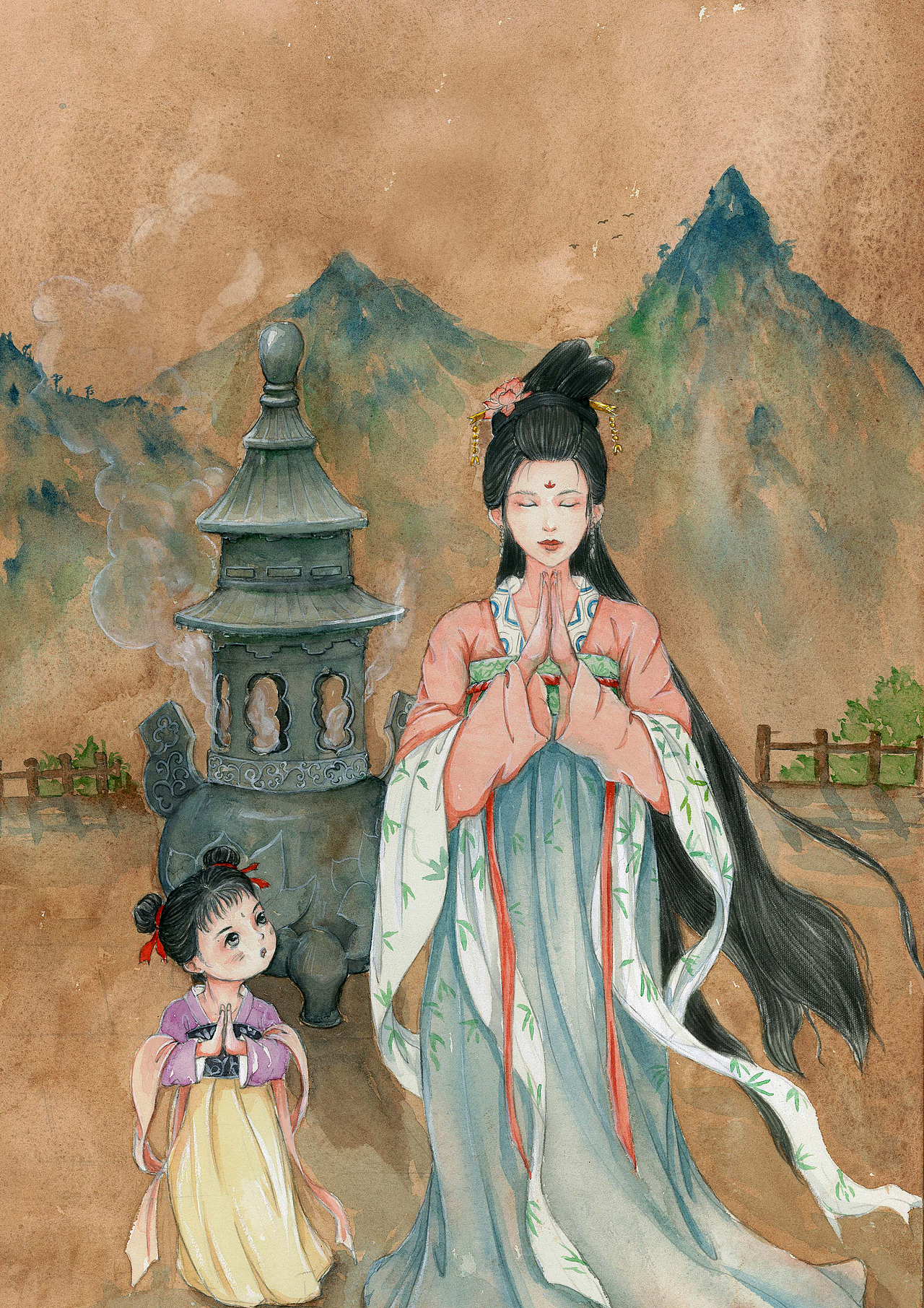 祈（图ZMTEyNjAyODc2） - 创作习作 - 站酷设计师jiangning忘川原创素材 - 站酷ZCOOL