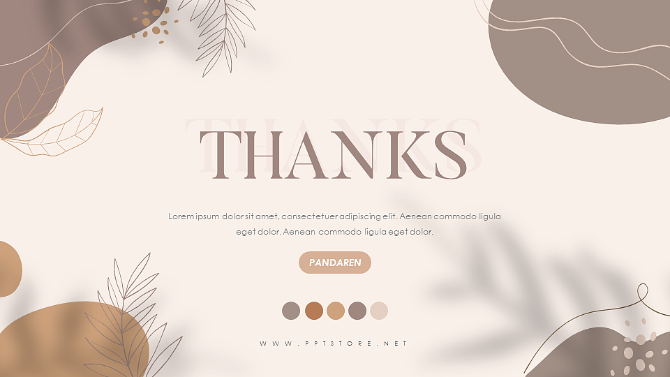 【耀你好看】奶茶色素雅简约模板|平面|ppt/keynote|熊猫大人pandaren