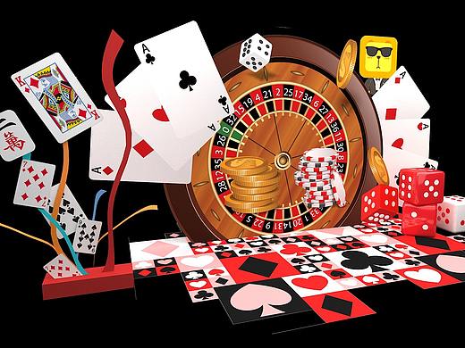 棋牌美陈  拉斯维加斯