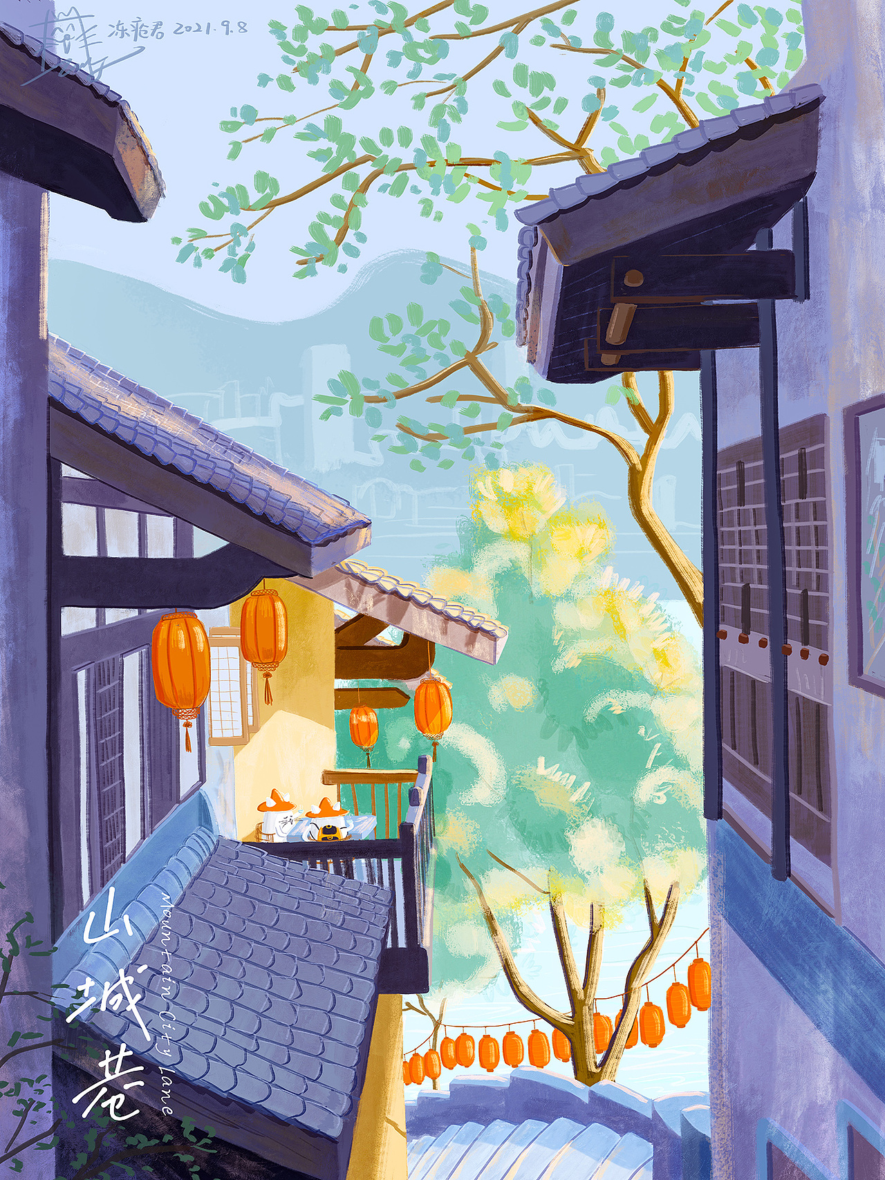 重庆城市插画集锦（二）（图ZMjcwNTQxOTI4） - 创作习作 - 站酷设计师冻疮君l醒花造物原创素材 - 站酷ZCOOL