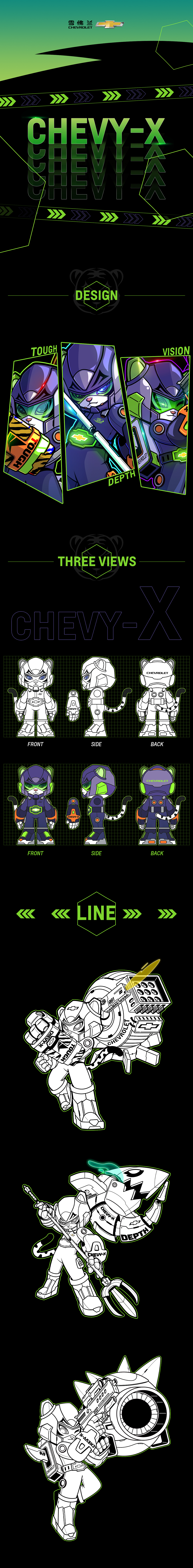 雪佛兰—《天生强悍，缔造未来》（图ZMzA3MzA2NzQ0） - IP形象 - 站酷设计师重生宝宝原创素材 - 站酷ZCOOL