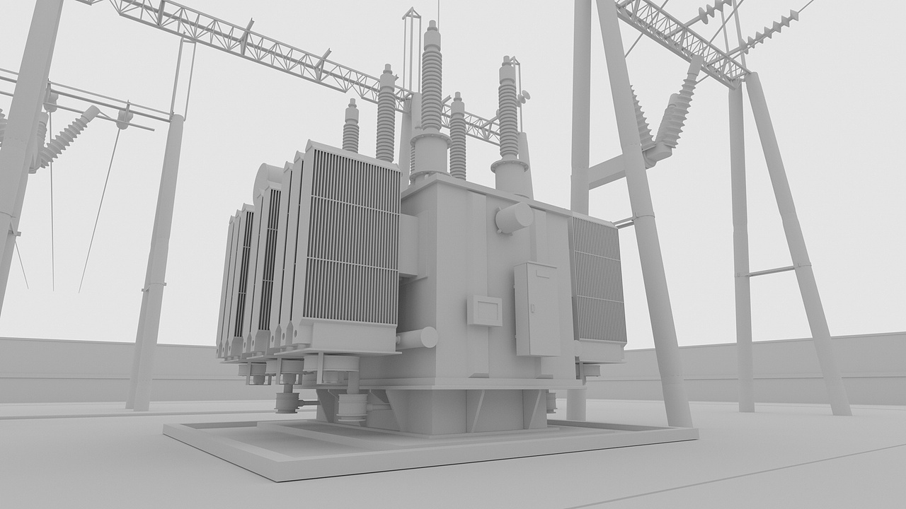 变压器建模渲染