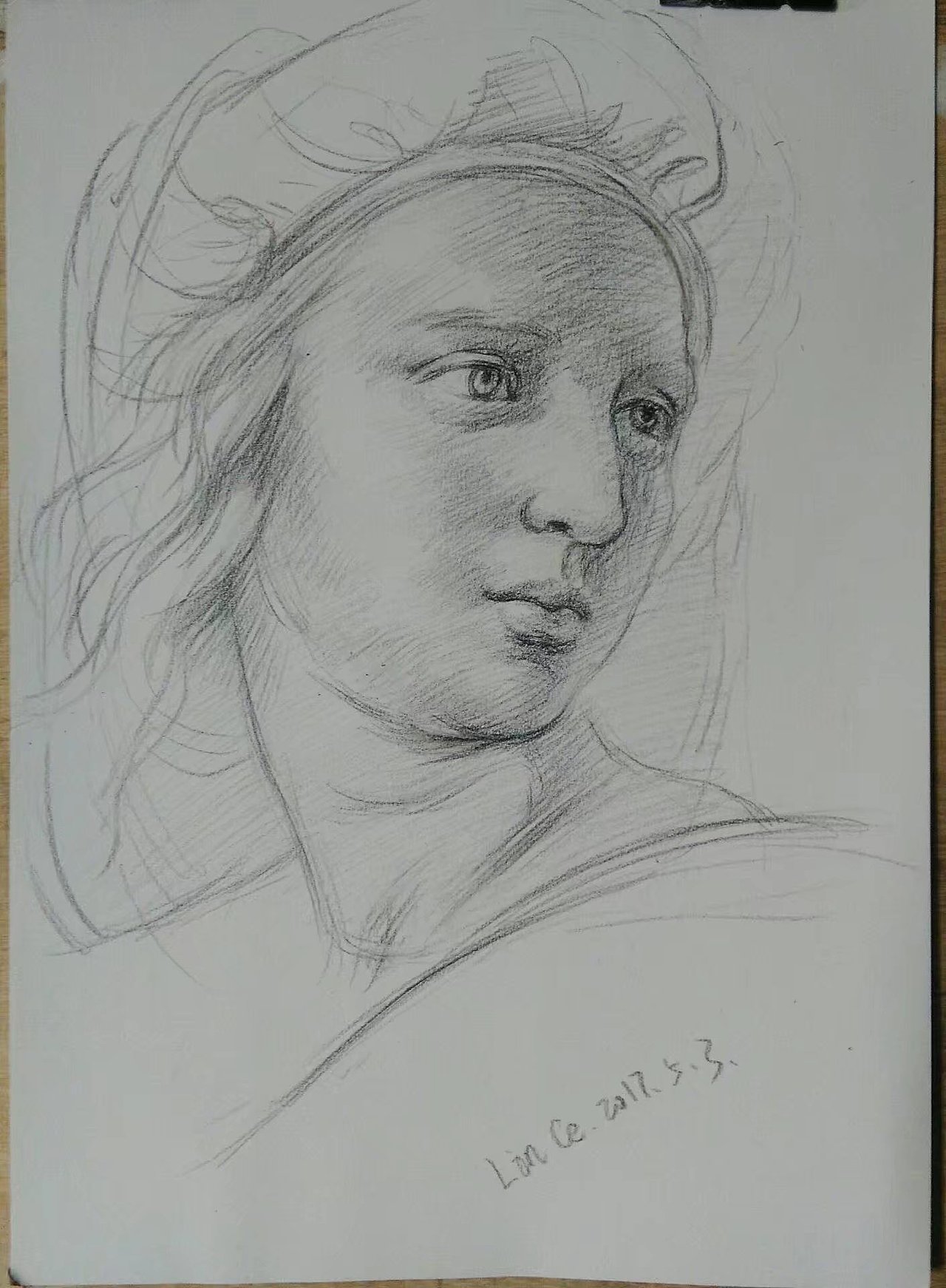 临摹一些大师的.