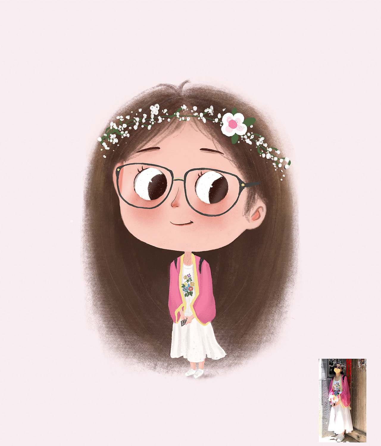 Q版手绘小人头像