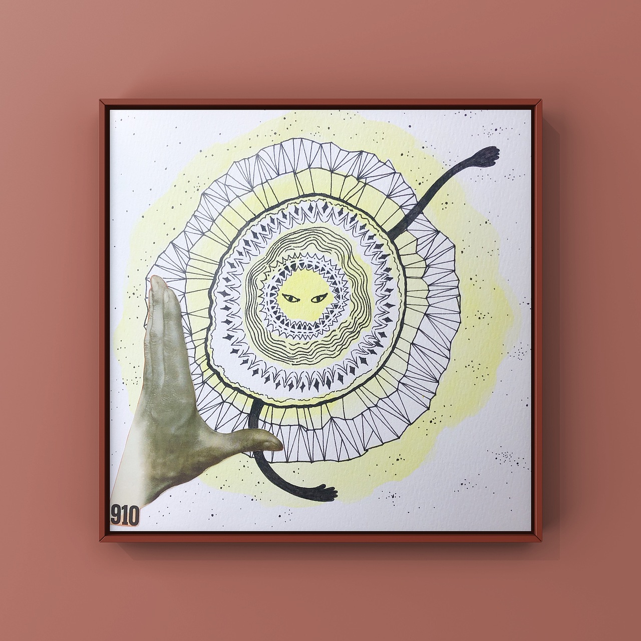 水彩小怪物(装饰画)