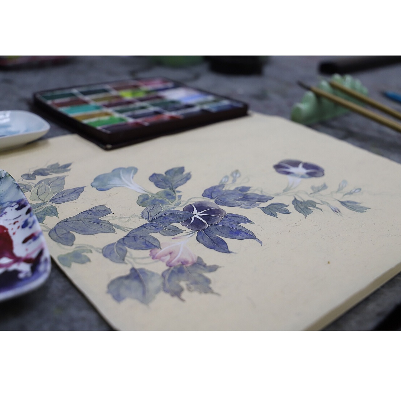 国画（图ZMTU2MDM0NDE2） - 绘画 - 站酷设计师芷子原创素材 - 站酷ZCOOL