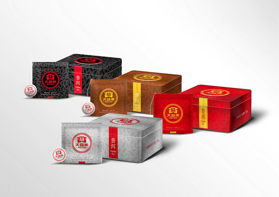 大益茶茶叶包装（图ZNTgzNjI3MTY=） - 包装 - 站酷设计师厚观设计原创素材 - 站酷ZCOOL