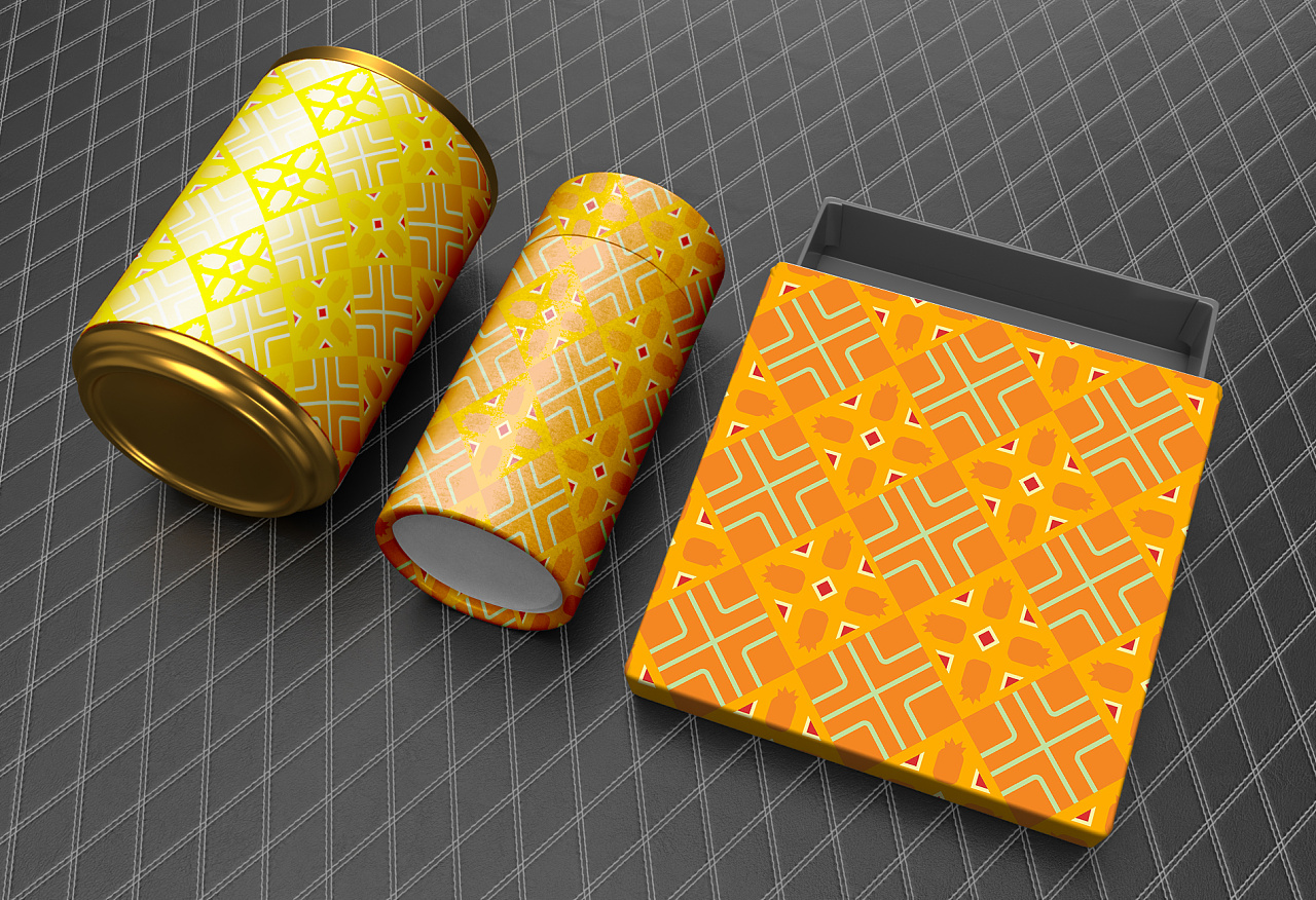 毕业设计--纹样与原生水果茶结合|平面|包装|王周媛 - 原创作品