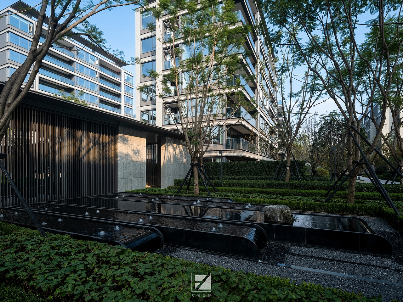 【上海方筑影像】--成都凤起籣庭住宅大区景观（图ZMzI0MTI3NDc2） - 环境/建筑摄影 - 站酷设计师上海方筑影像原创素材 - 站酷ZCOOL
