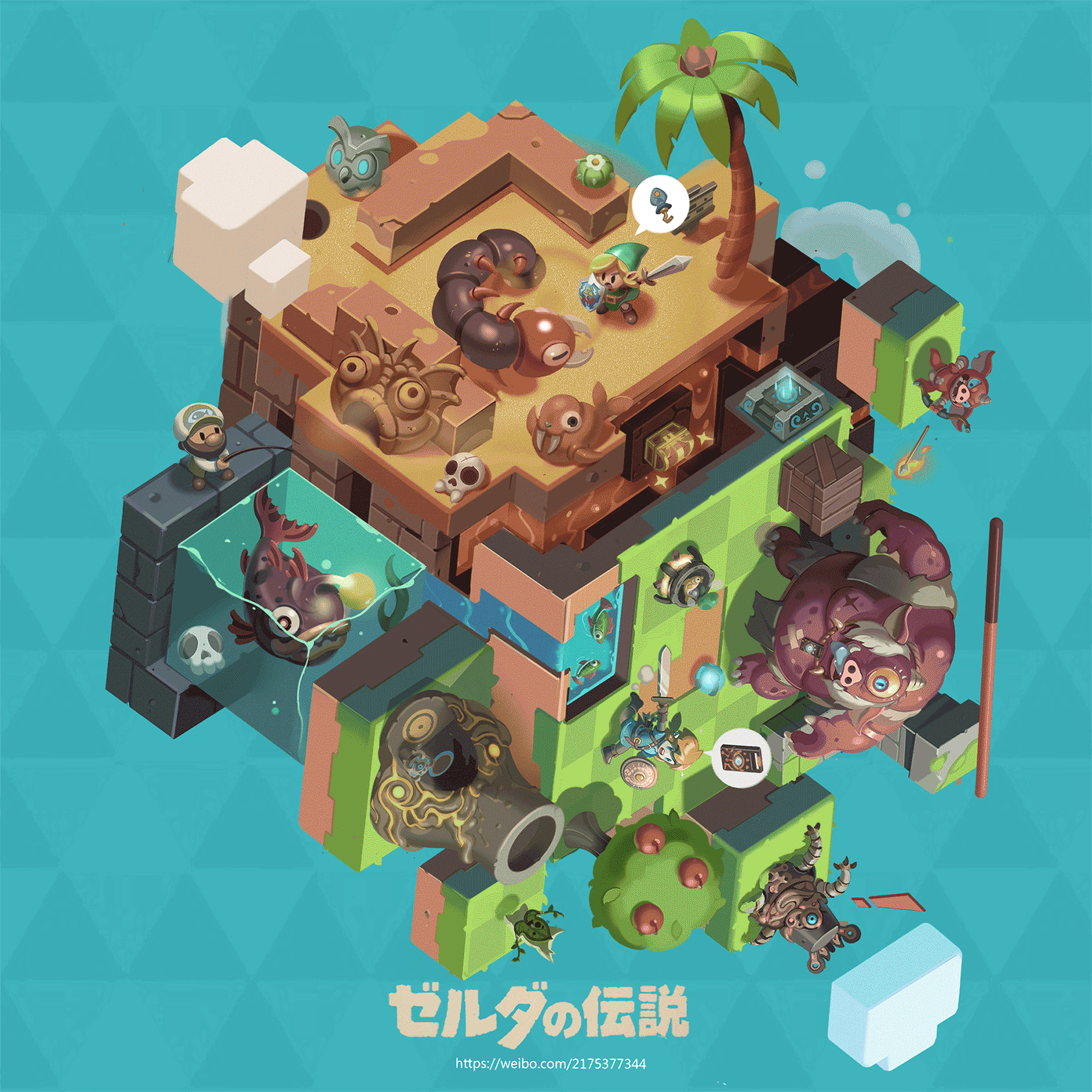 塞尔达传说（图ZMTgzOTc0OTY0） - 创作习作 - 站酷设计师猫小犬原创素材 - 站酷ZCOOL