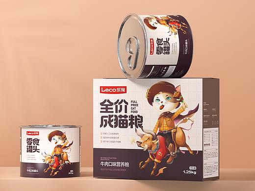 乐宠猫粮包装设计