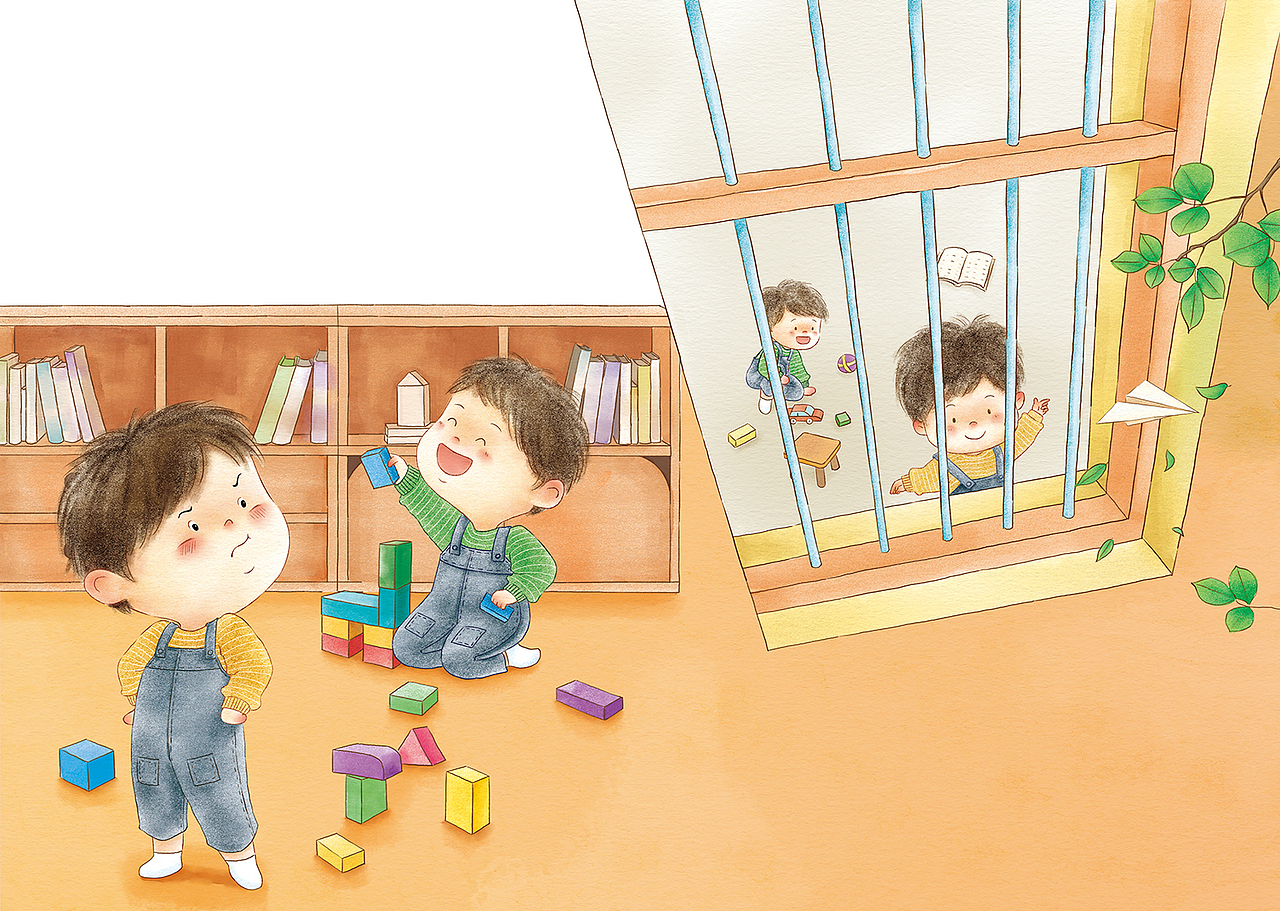 图书内插(电脑仿手绘)