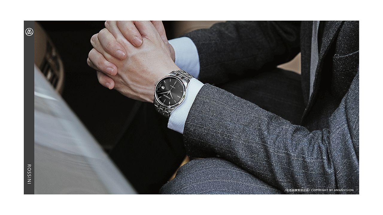 手表拍摄 商务手表 AMANVISION 产品摄影 手表佩戴