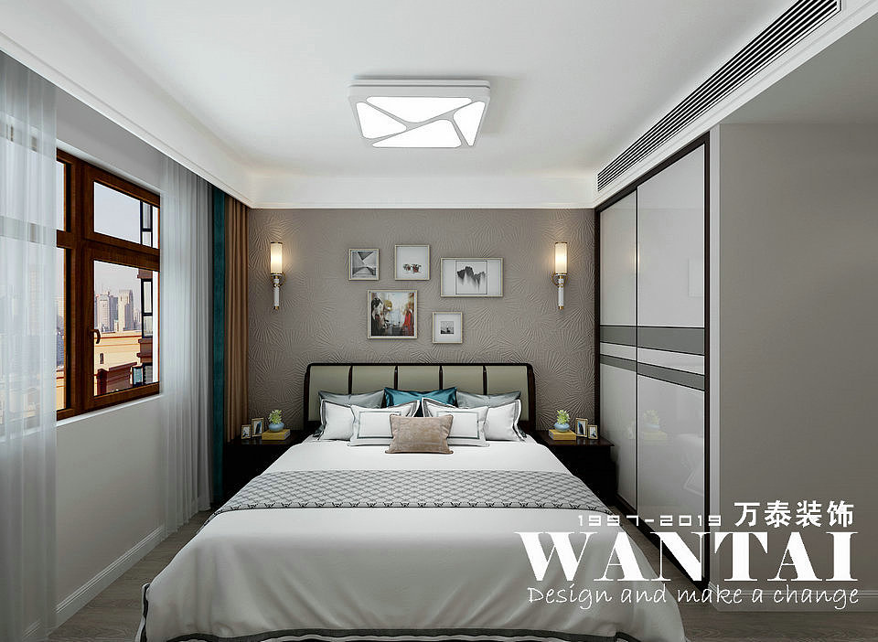 泰安装饰公司天竹佳苑116平现代简约装修效果图-张莎莎（图ZMTcyOTI2MzM2） - 家装设计 - 站酷设计师泰安小胖装修原创素材 - 站酷ZCOOL