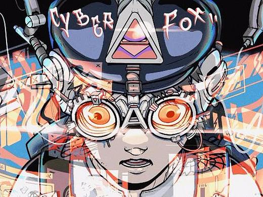 “Cyber Fox"—飞智科技新产品银狐耳机产品概念插画
