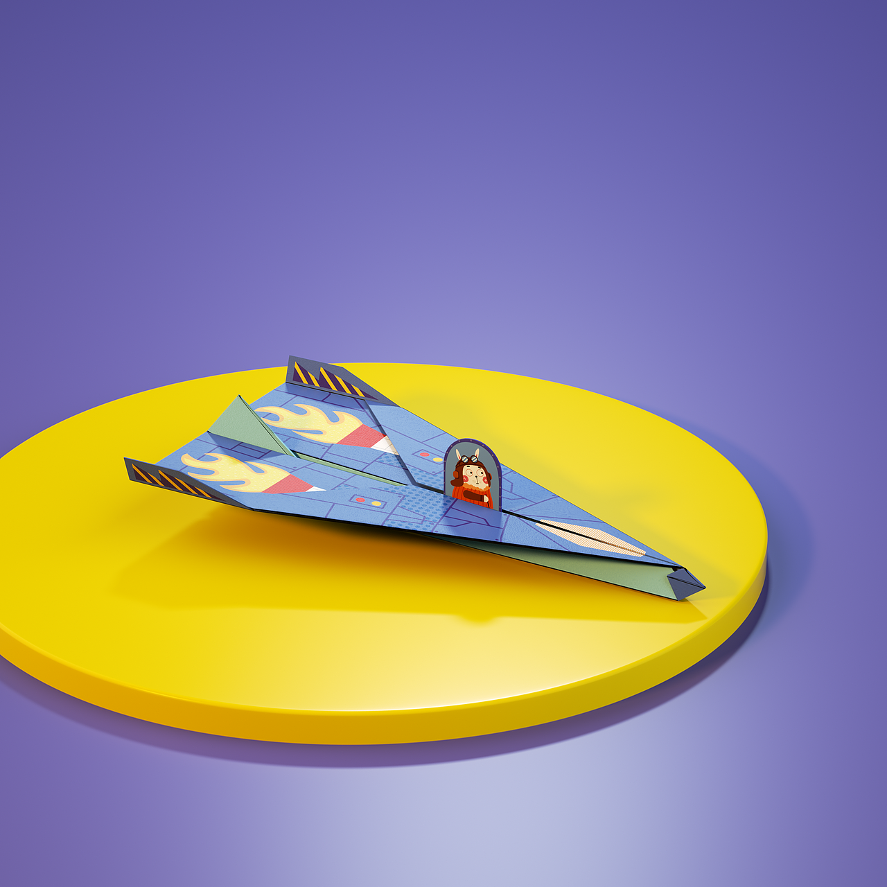 纸飞机小小飞行家