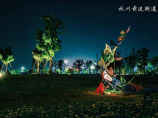 杭州前进街道夜景亮化