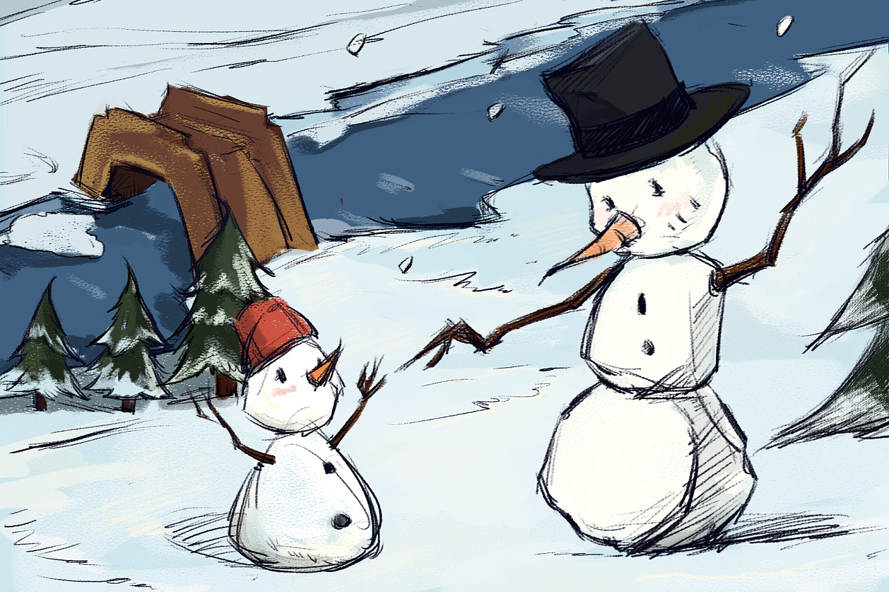 雪人父与子