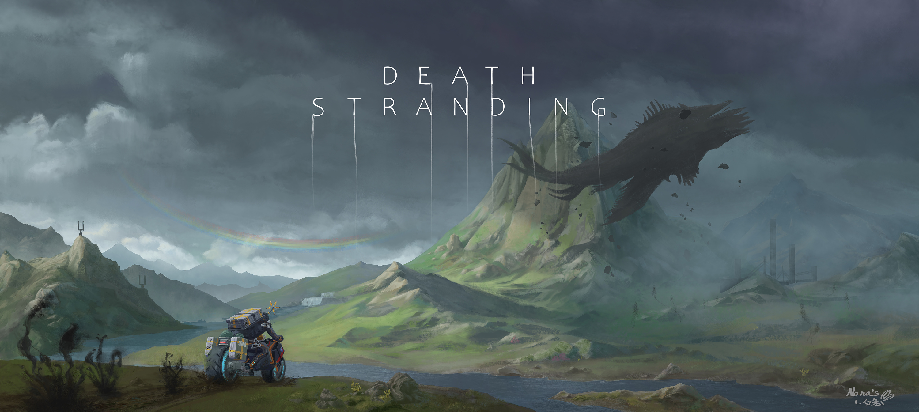 死亡搁浅同人(我也不知道算不算)|插画|创作习作|n