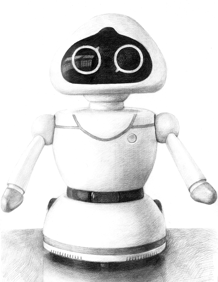 小萝卜素描像（图ZNDA1ODkxNzI=） - 绘画 - 站酷设计师lyakone原创素材 - 站酷ZCOOL