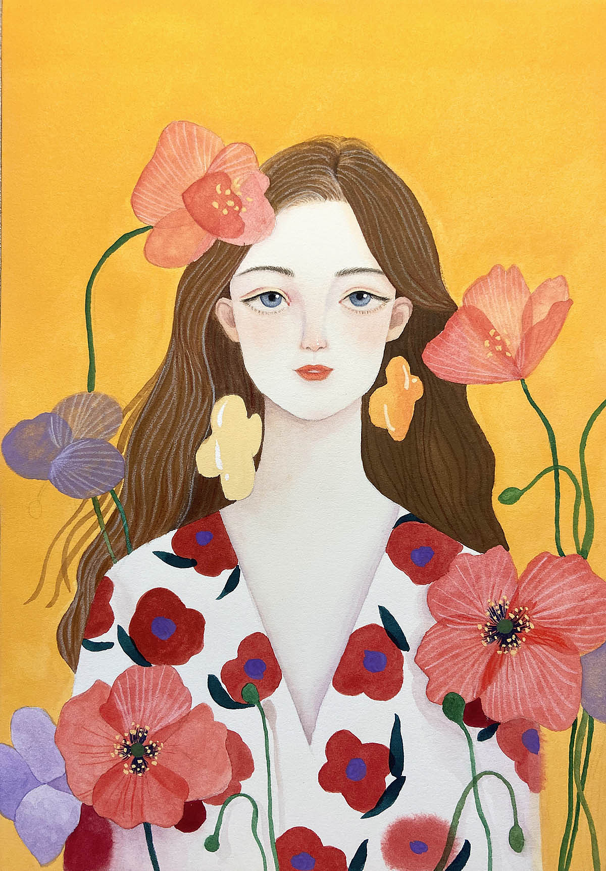 《虞美人》过程图