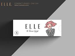 elle美瞳包装设计