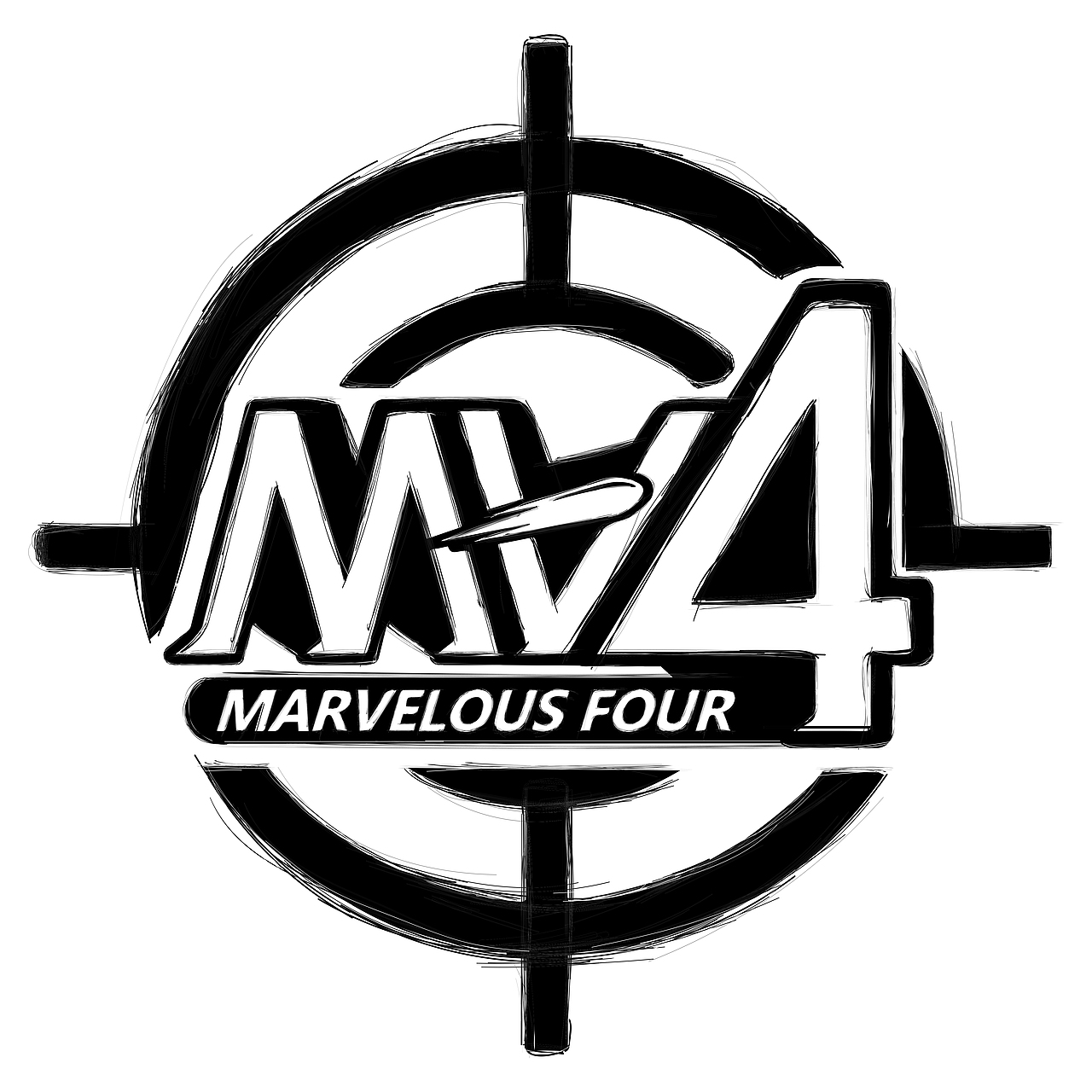 吃鸡战队ma44am电竞logo卡通人像绘画摸鱼188doubleq0703酒吧海报设计