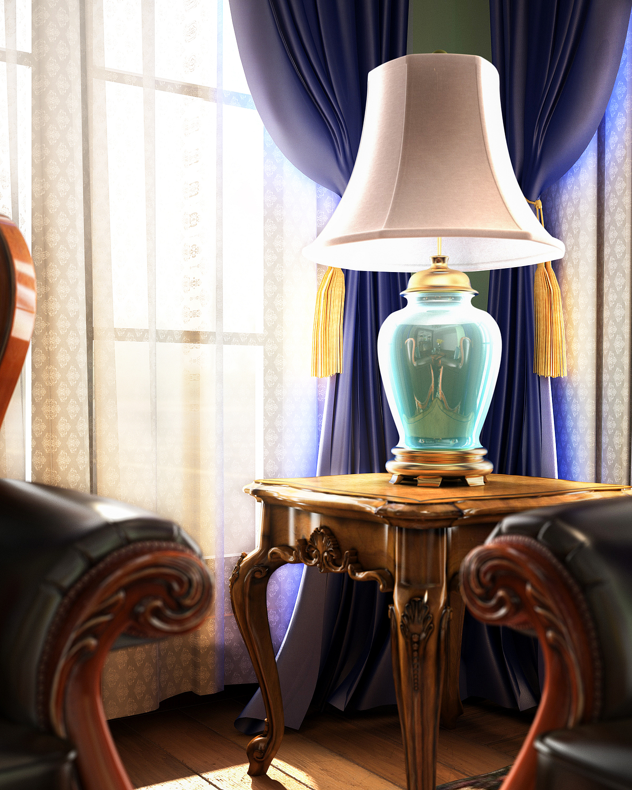 美式的一组|三维|场景|老徐extrude_原创作品-站酷zcool