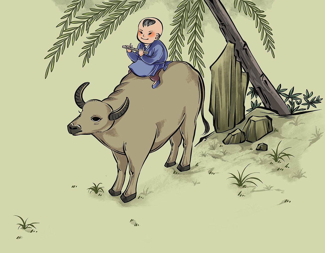 古风小故事插画