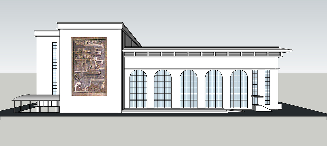 吴堡大剧院设计