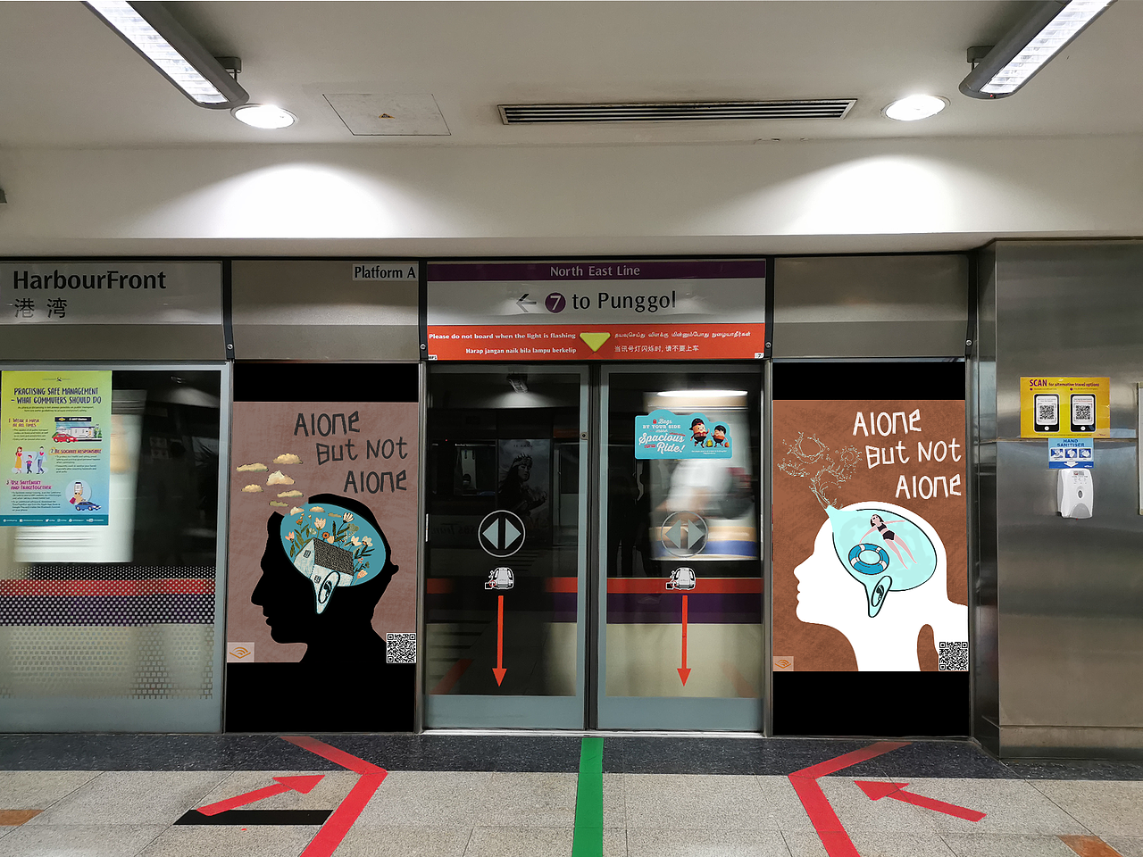 Alone, But, Not Alone. 海报｜app｜视频｜网页（图ZMjg2OTU0MzIw） - 宣传物料 - 站酷设计师王老吉1218原创素材 - 站酷ZCOOL